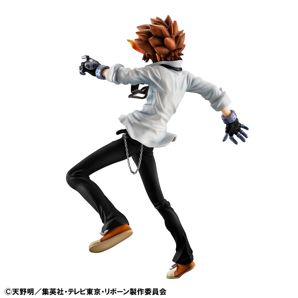 Katekyo Hitman Reborn! GEM Series PVC Statue Tsunayoshi Sawada & Kyoya Hibari & Reborn Set 21 cm